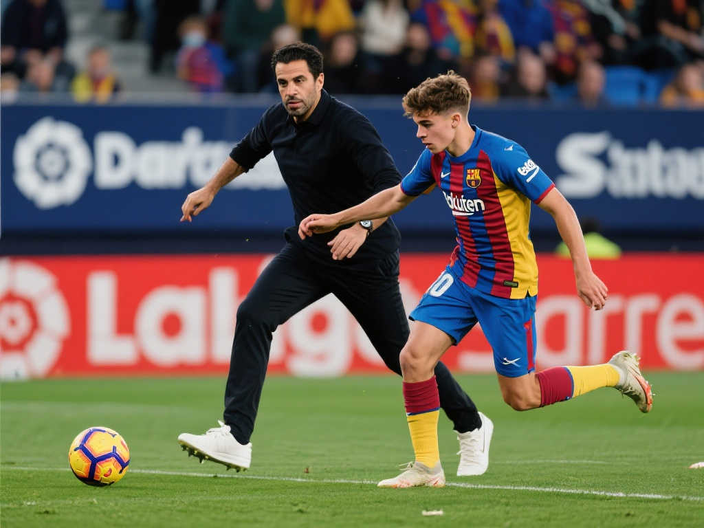 【西甲】奥尔莫与费兰联手破门，巴萨客场2-0力克拉斯帕尔马斯